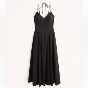 Abercrombie & Fitch Strappy Drop-Waist Maxi Dress